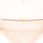 Chanel 2.55 shoulder bag in white quilted leather - DETAIL 3