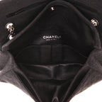 Chanel 2.55 Baguette small model handbag in grey jersey - DETAIL 3