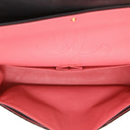 Chanel 2.55 shoulder bag in black chevron quilted leather - DETAIL 3