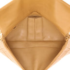 Chanel Choco bar handbag in beige quilted leather - DETAIL 3