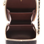 Chanel clutch in black leather - DETAIL 3