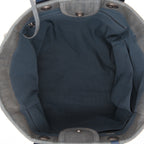 Chanel Deauville shopping bag in blue denim canvas - DETAIL 3