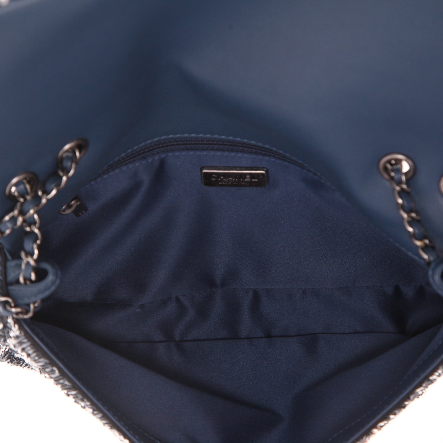 Chanel Editions Limitées handbag in blue paillette - DETAIL 3