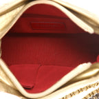 Chanel Gabrielle small model shoulder bag in gold quilted leather - DETAIL 3