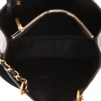 Chanel GST Shopping Tote Bag in Noir quilted grained leather - DETAIL 3