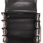 Chanel handbag in black patent leather - DETAIL 3
