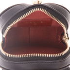 Chanel Heart bag mini shoulder bag in black quilted leather - DETAIL 3