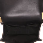 Chanel Mini Boy shoulder bag in black quilted leather - DETAIL 3
