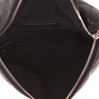 Chanel Pochette ceinture clutch-belt in black quilted leather - DETAIL 3