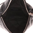 Chanel Pochette ceinture clutch-belt in black quilted leather - DETAIL 3