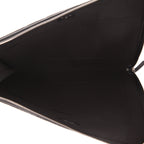 Chanel Pochette pouch in black quilted grained leather - DETAIL 3