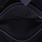 Chanel shopping bag in navy blue quilted leather - DETAIL 3