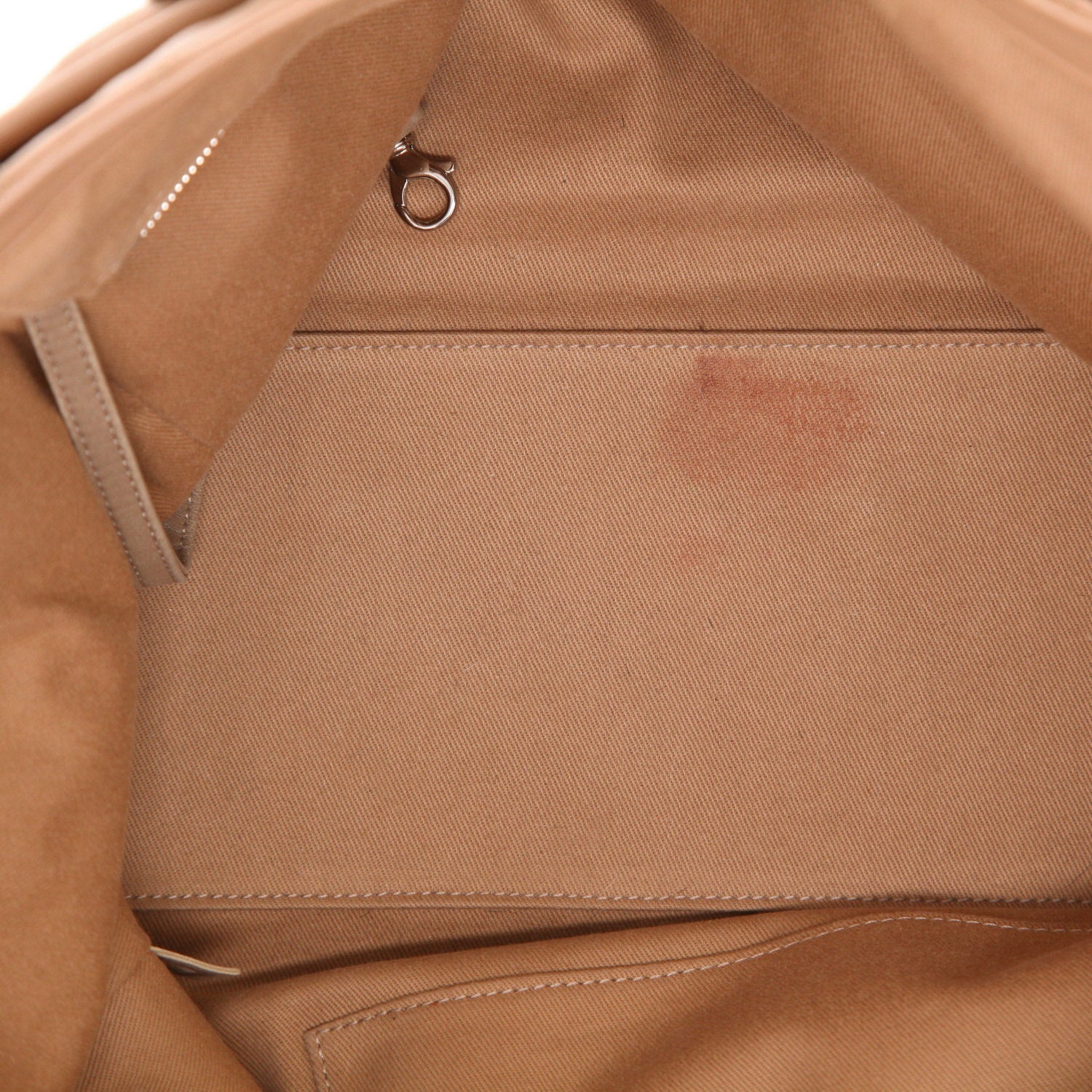 Chanel Grand Shopping large model shopping bag in beige quilted leather - DETAIL 3