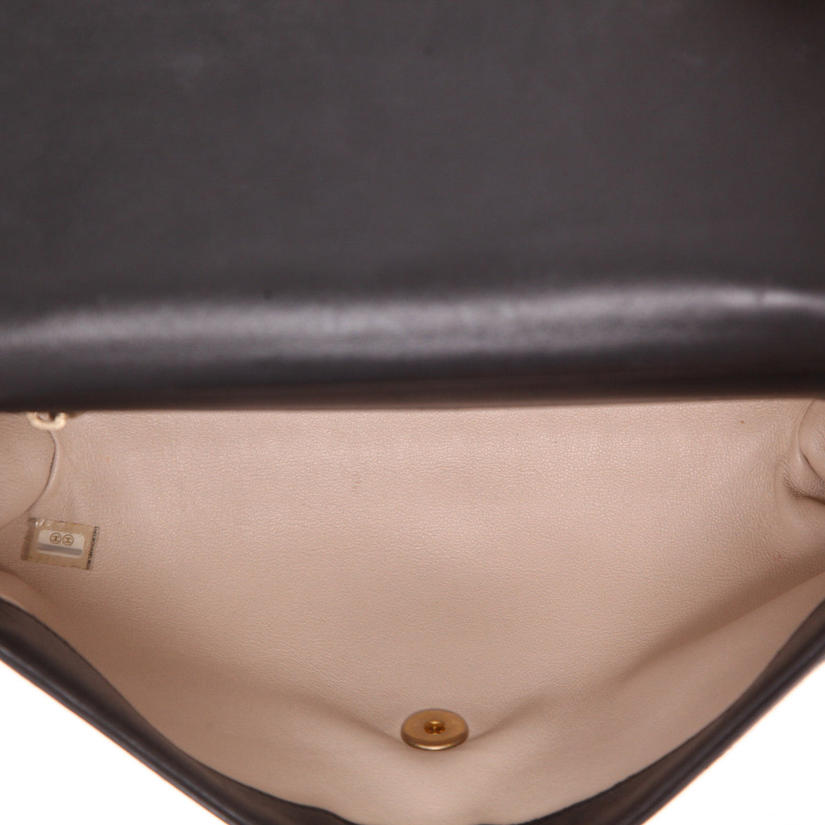 Chanel shoulder bag in black leather - DETAIL 3