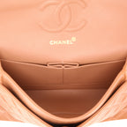 Chanel Timeless Classic handbag in pink quilted leather - DETAIL 3
