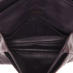 Chanel Timeless Classic handbag in purple chevron quilted leather - DETAIL 3