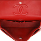 Chanel Timeless Classic handbag in red quilted leather - DETAIL 3