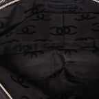 Chanel Timeless handbag in black nylon - DETAIL 3