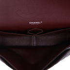 Chanel Timeless Jumbo handbag in black quilted grained leather - DETAIL 3