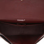 Chanel Timeless Jumbo handbag in black quilted grained leather - DETAIL 3