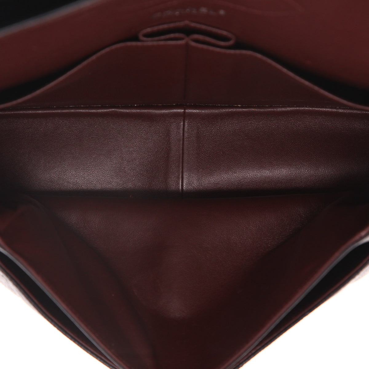 Chanel Timeless Jumbo shoulder bag in black quilted grained leather - DETAIL 3