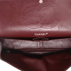Chanel Timeless Jumbo shoulder bag in black quilted leather - DETAIL 3