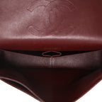 Chanel Timeless Maxi Jumbo handbag in black quilted grained leather - DETAIL 3