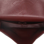 Chanel Timeless Maxi Jumbo handbag in black quilted leather - DETAIL 3