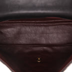 Chanel Timeless Maxi Jumbo shoulder bag in black quilted leather - DETAIL 3