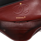 Chanel Timeless Petit handbag in black quilted leather - DETAIL 3
