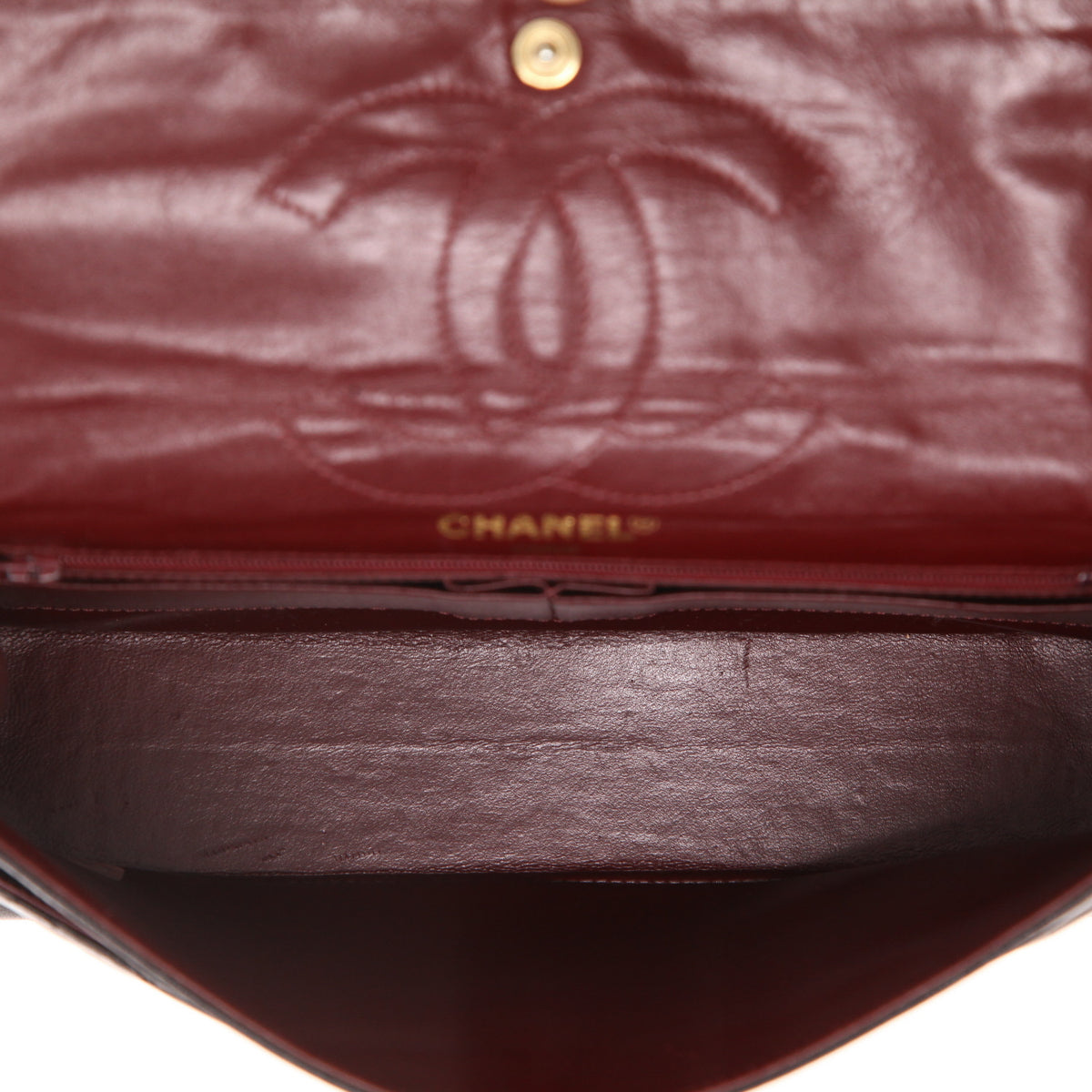Chanel Timeless Vintage handbag in black quilted leather - DETAIL 3