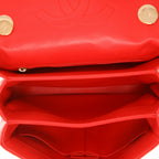 Chanel Trendy CC shoulder bag in red quilted leather - DETAIL 3