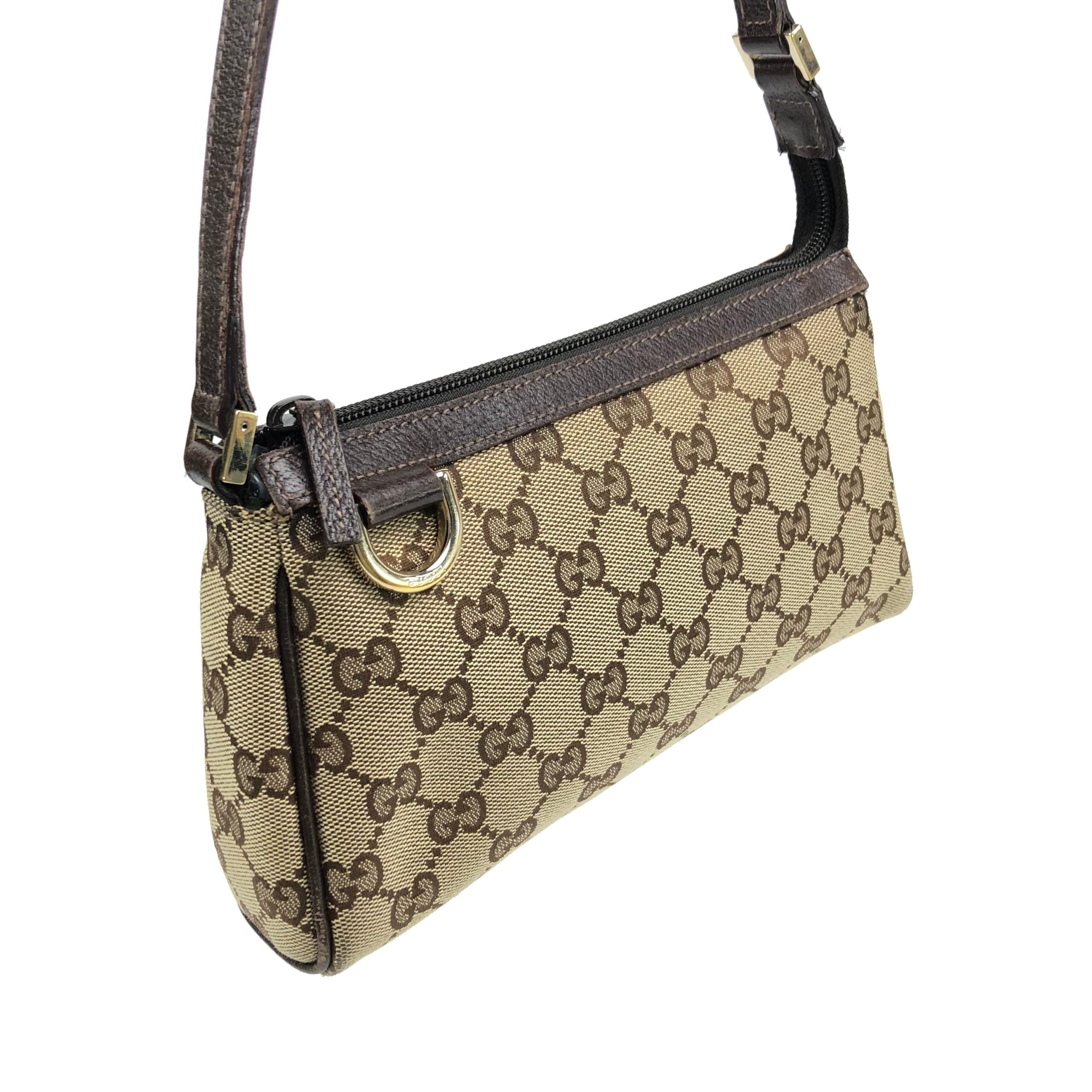 GUCCI MONOGRAM SHOULDER BAG