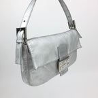 FENDI SILVER BAGUETTE BAG