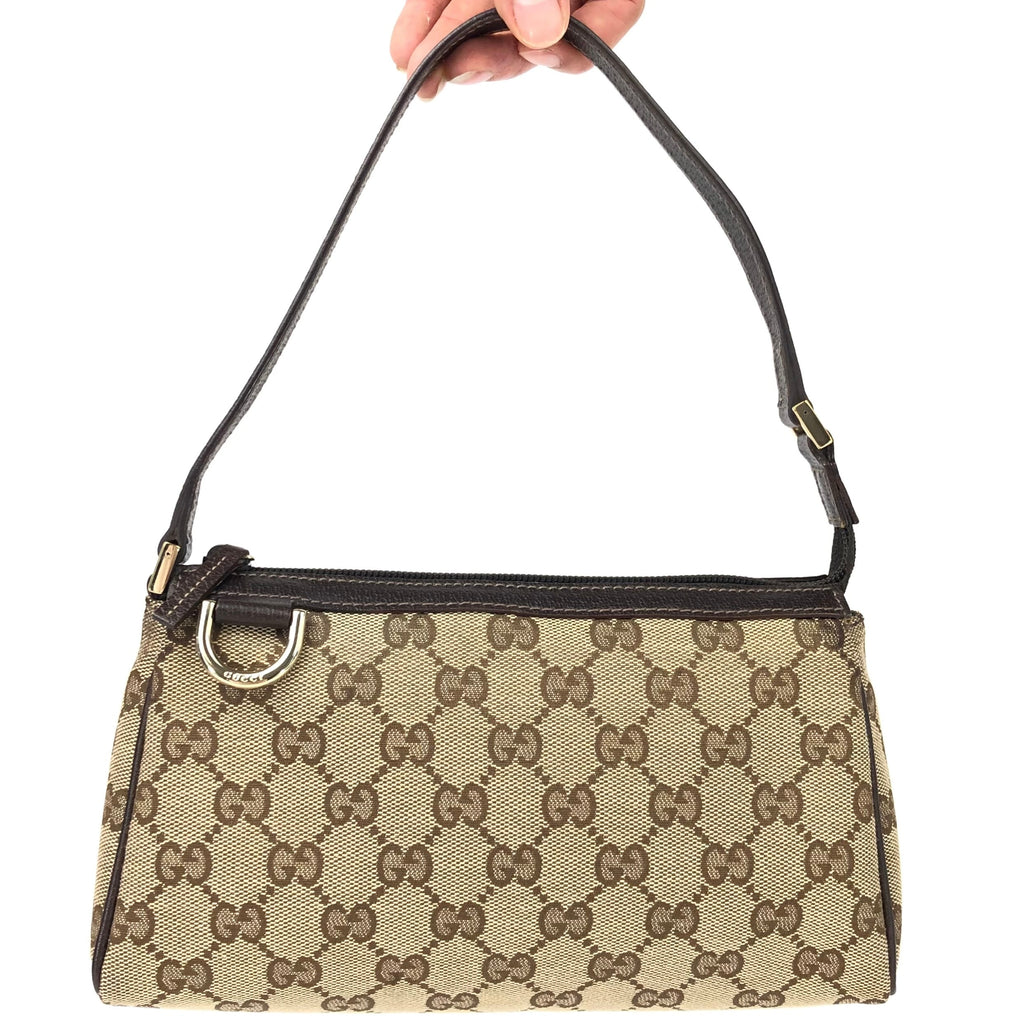 GUCCI MONOGRAM SHOULDER BAG