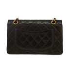 Chanel Timeless Petit handbag in brown quilted leather - DETAIL 4
