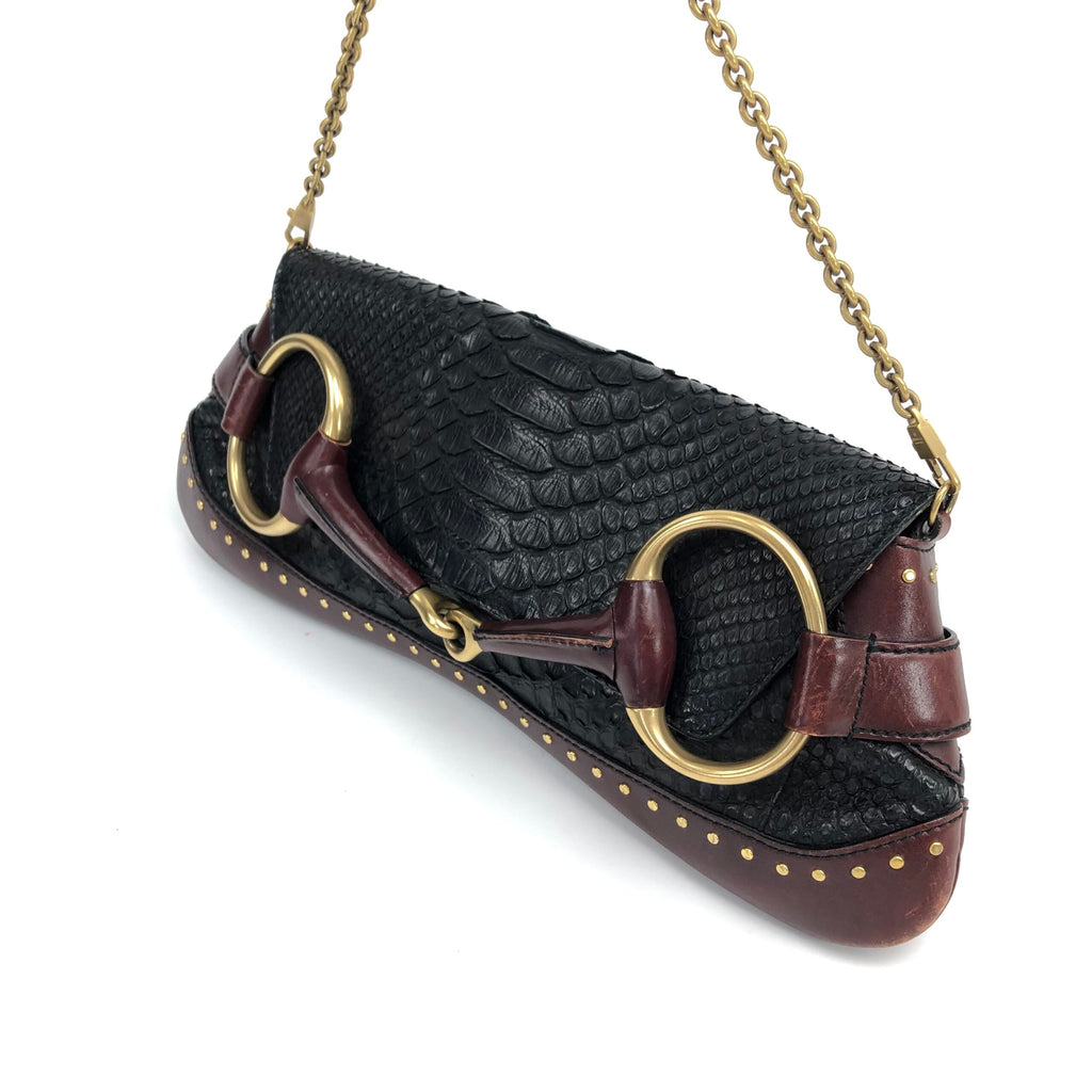 GUCCI HORSEBIT TOM FORD PYTHON CHAIN SHOULDER BAG