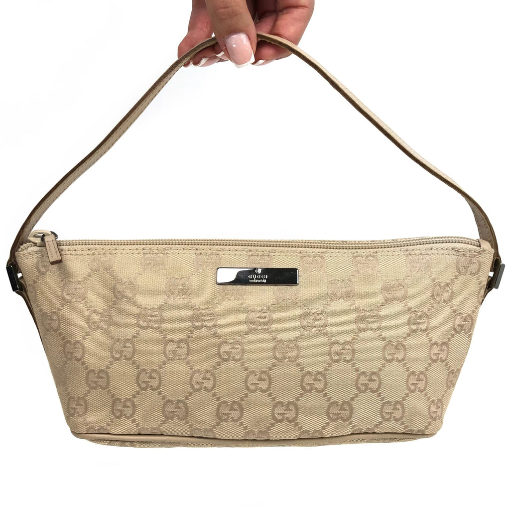 GUCCI MONOGRAM SHOULDER BAG