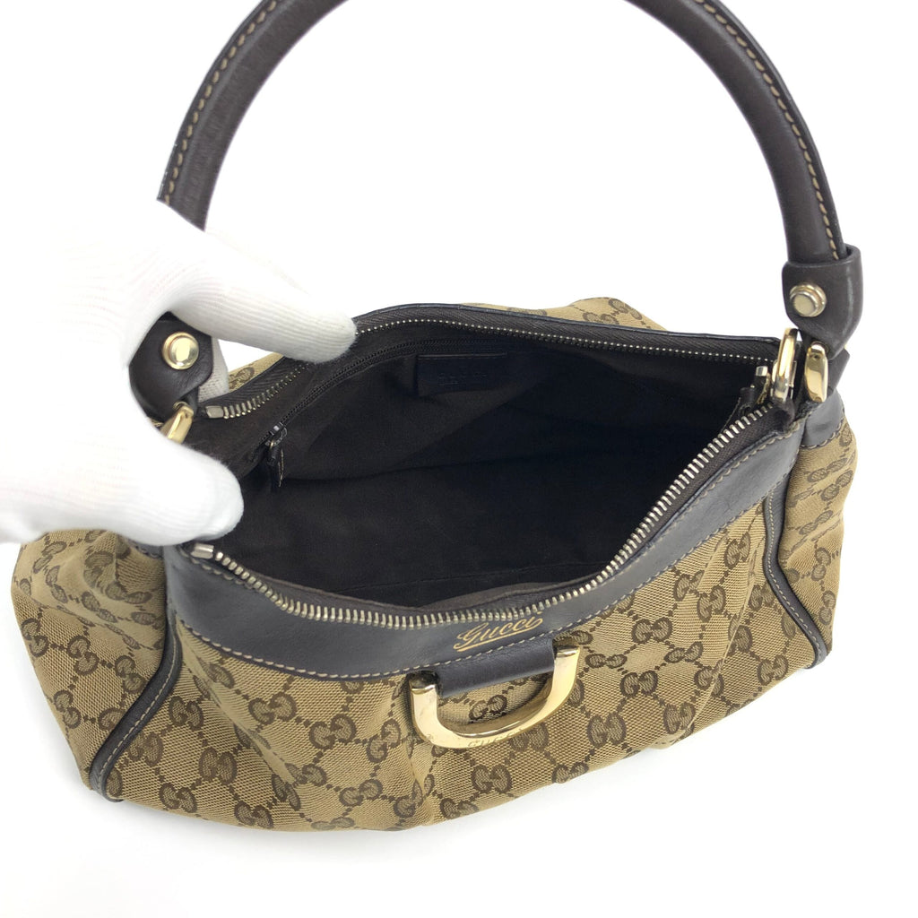 GUCCI ABBEY MONOGRAM SHOULDER BAG
