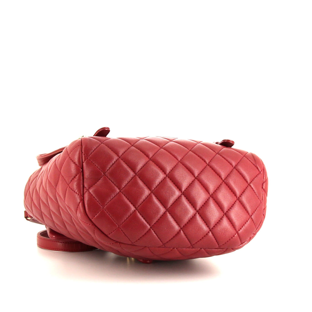 Chanel Timeless backpack in raspberry pink quilted leather - DETAIL 5