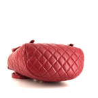 Chanel Timeless backpack in raspberry pink quilted leather - DETAIL 5