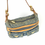 LOUIS VUITTON BAGGY PM DENIM SHOULDER BAG