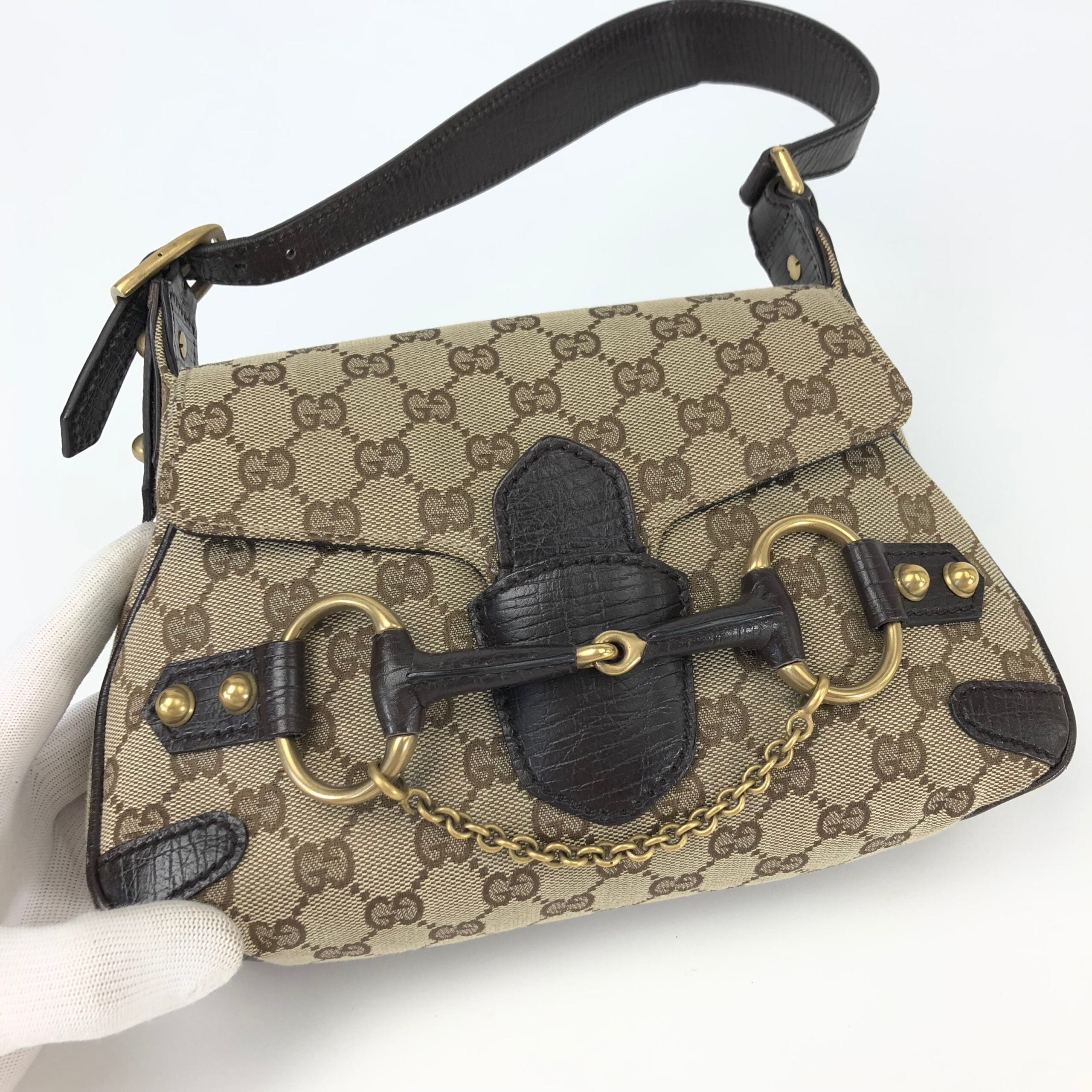 GUCCI HORSEBIT CHAIN SHOULDER BAG