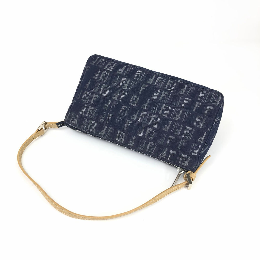 FENDI DENIM ZUCCA SHOULDER BAG