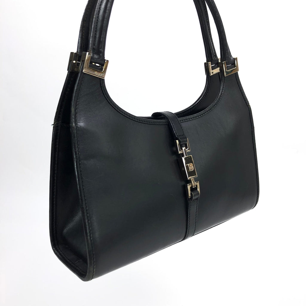 GUCCI JACKIE LEATHER SHOULDER BAG