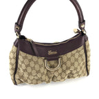 GUCCI ABBEY MONOGRAM SHOULDER BAG