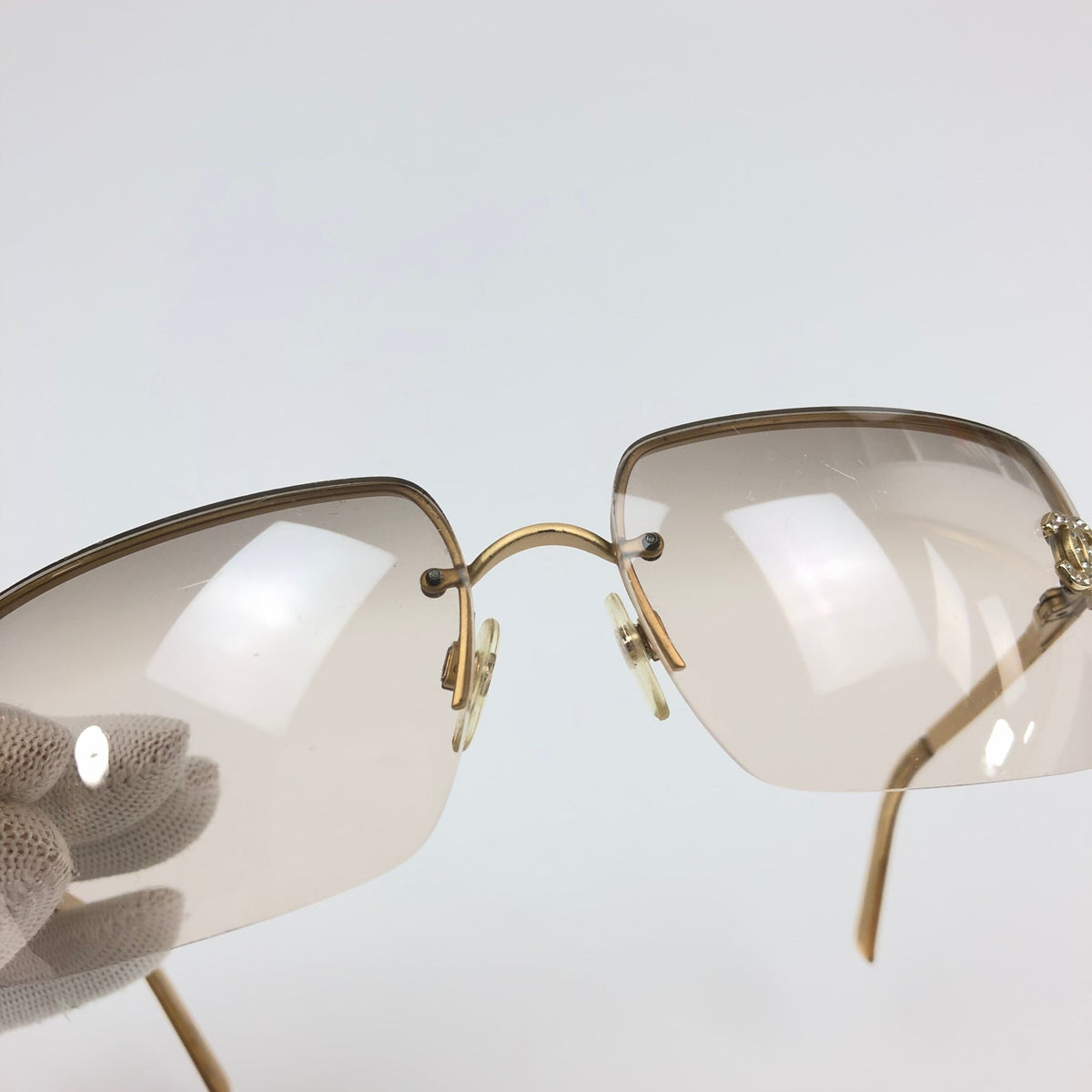 CHANEL RIMLESS SUNGLASSES