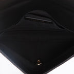 Chanel shoulder bag in black quilted leather - DETAIL 8