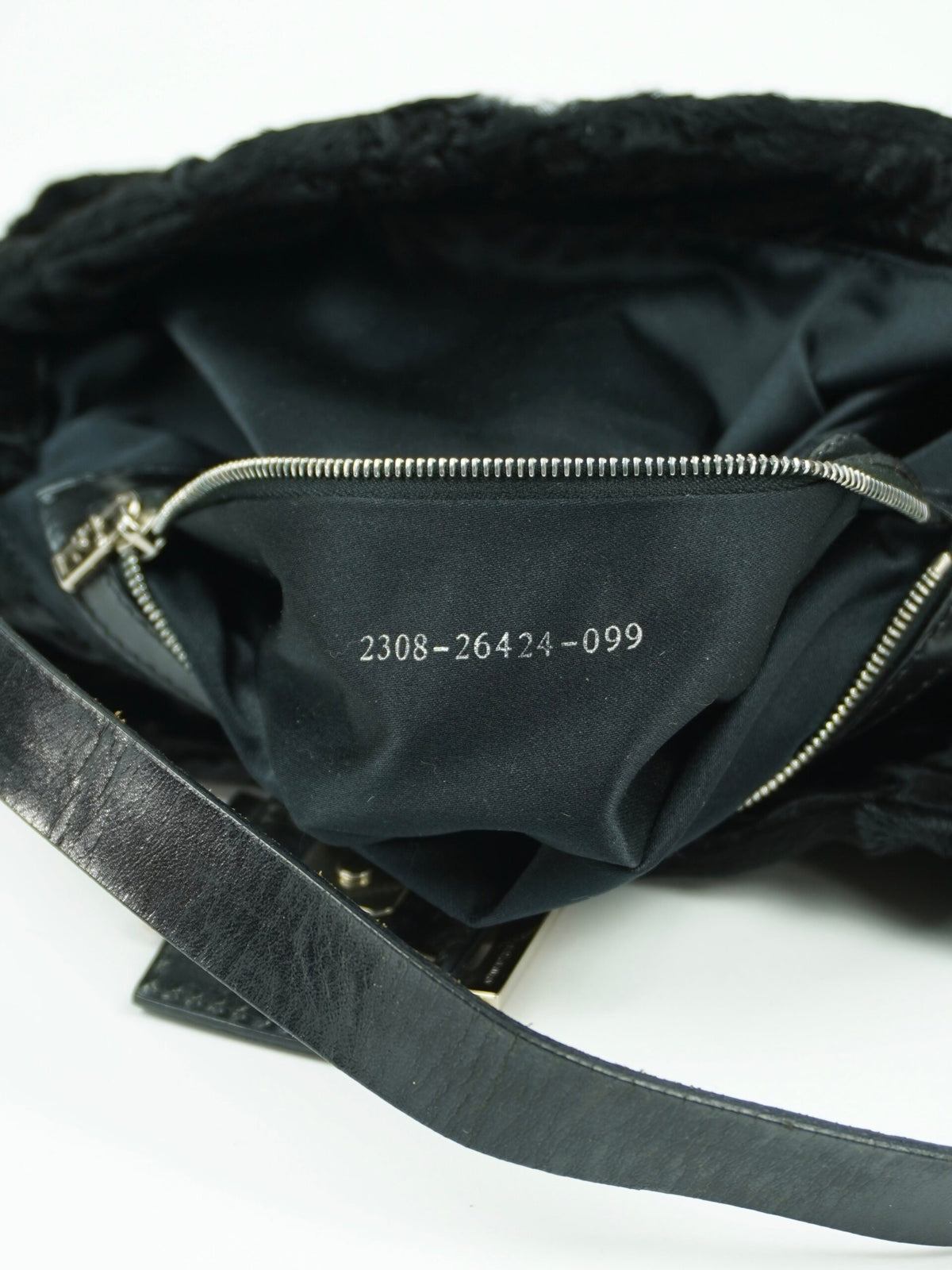 FENDI PERSIAN LAMB FUR BAGUETTE