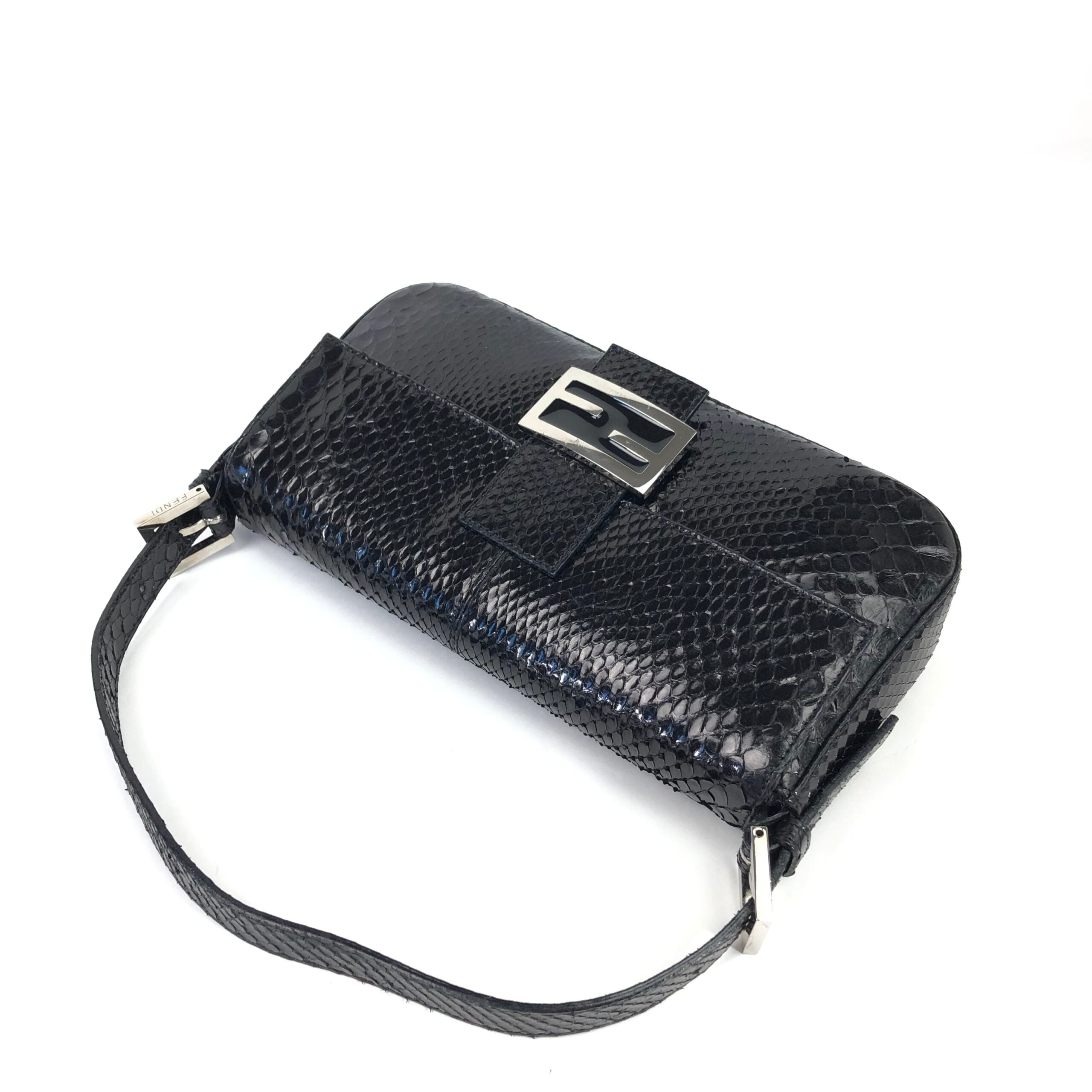 FENDI PYTHON SNAKESKIN BAGUETTE BAG